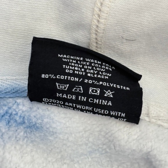 Snoop Dogg 1993 Joe Cool Shoe Palace Doggystyle Tie Dye Hoodie Sz M - Picture 9 of 10